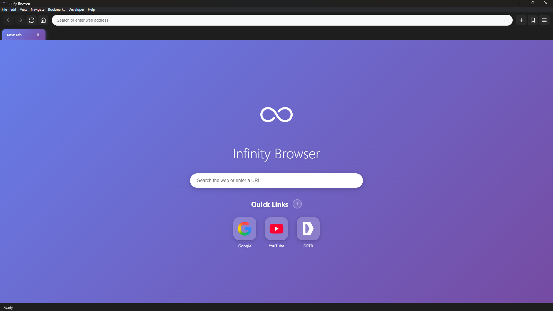 Infinity Browser Screenshot